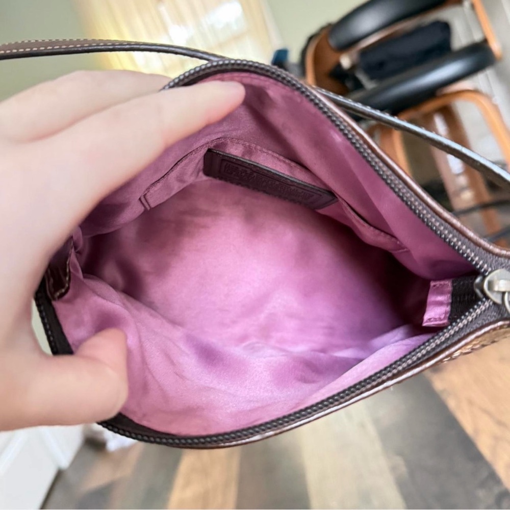 Coach Animal Print Patchwork Shoulder Bag - image 3